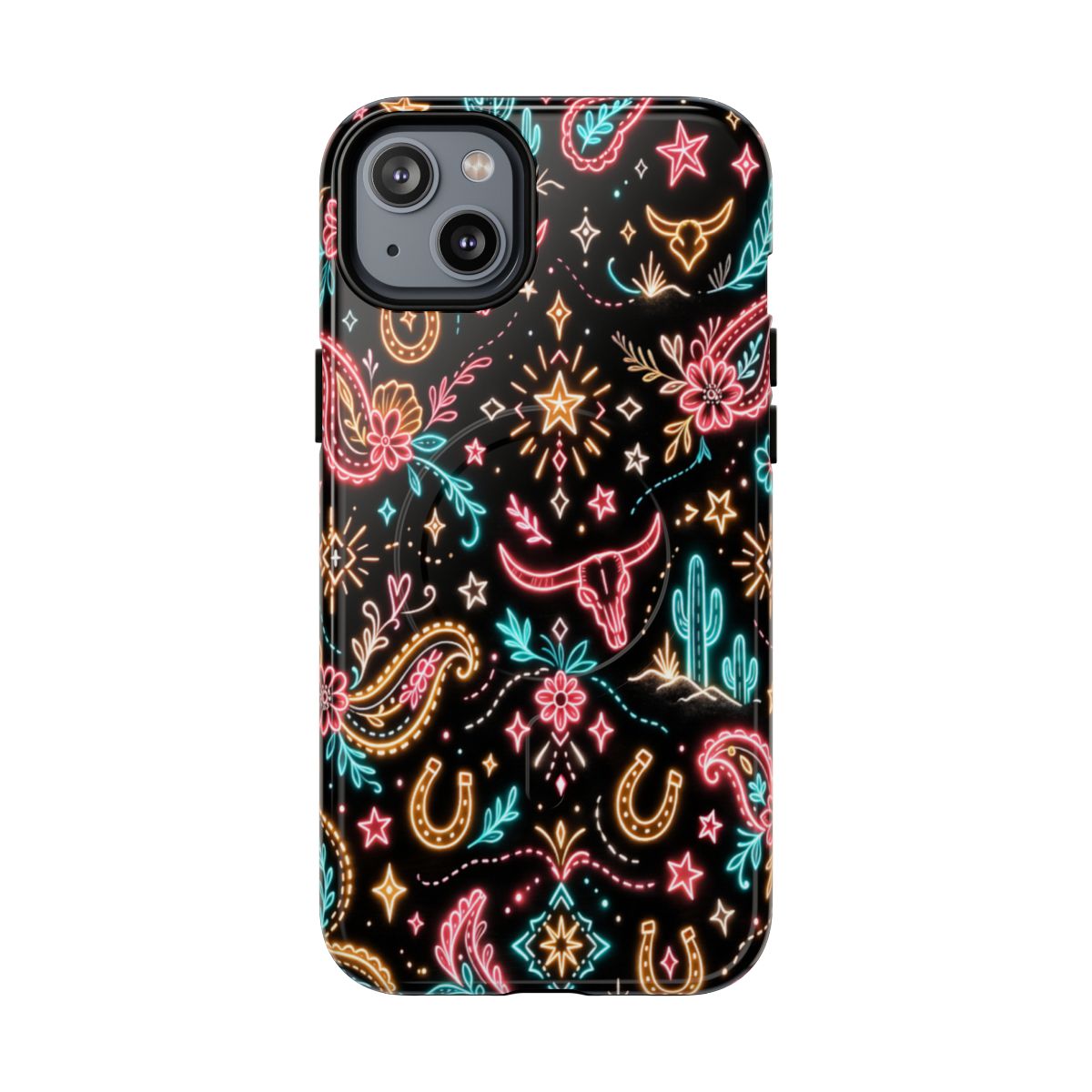Neon Cowgirl Magnetic Case