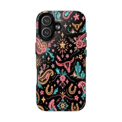 Neon Cowgirl Magnetic Case