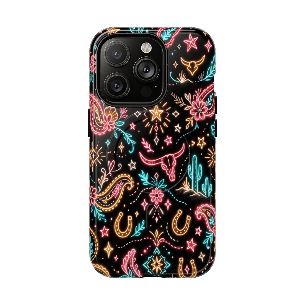 Neon Cowgirl Magnetic Case