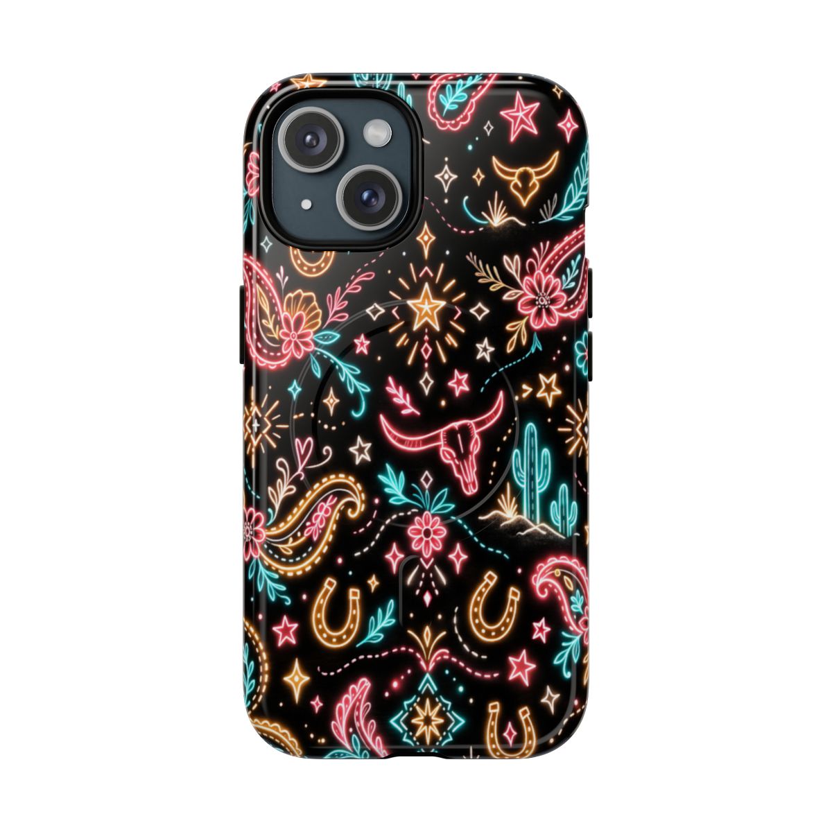 Neon Cowgirl Magnetic Case