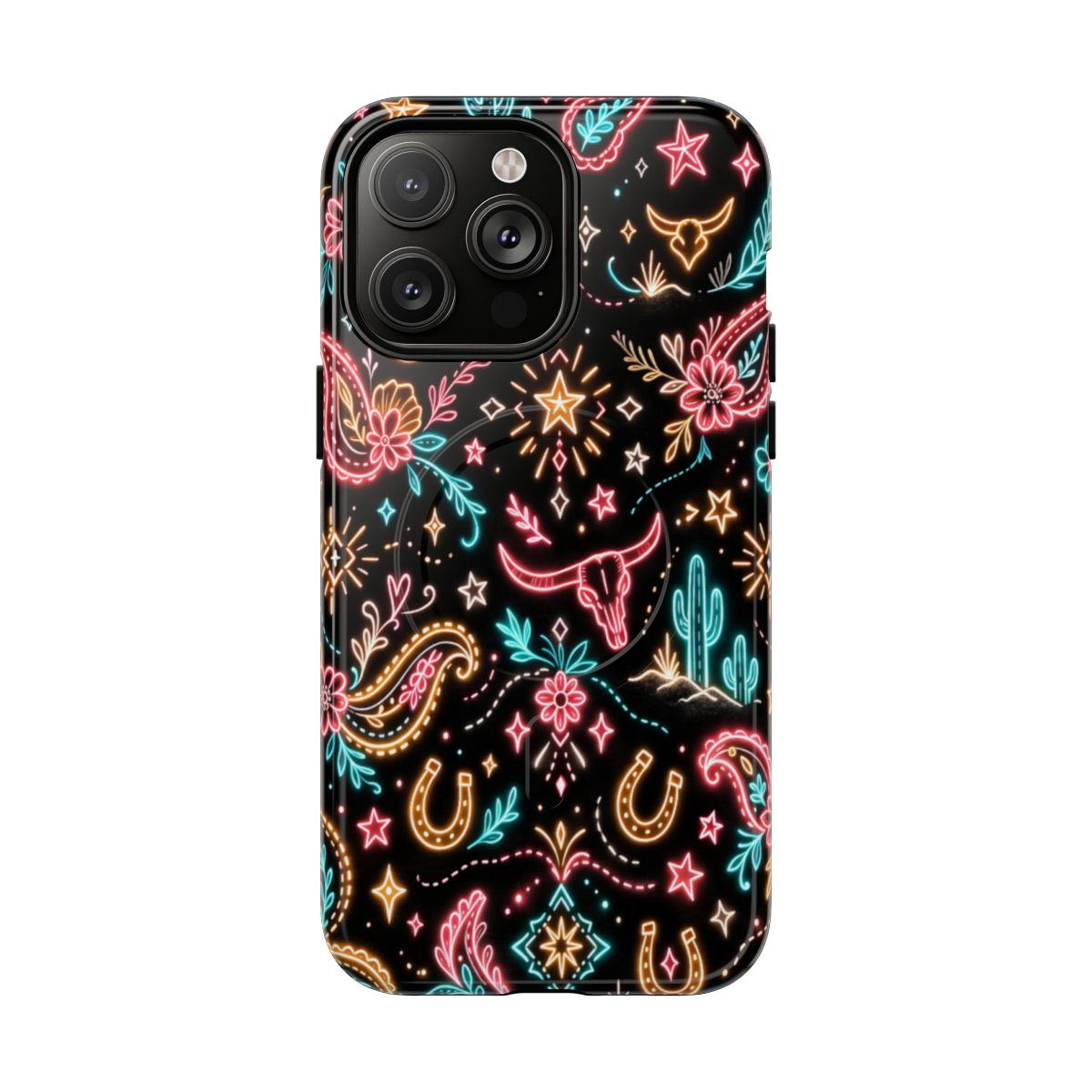 Neon Cowgirl Magnetic Case