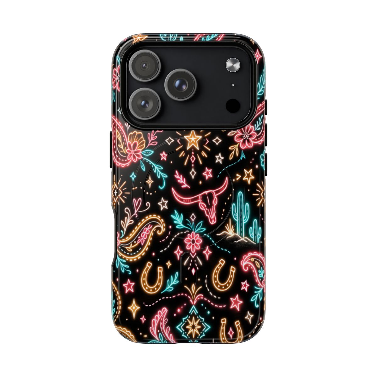 Neon Cowgirl Magnetic Case