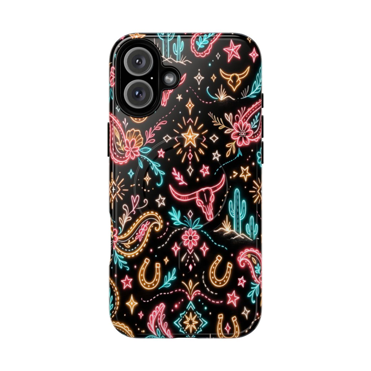 Neon Cowgirl Magnetic Case