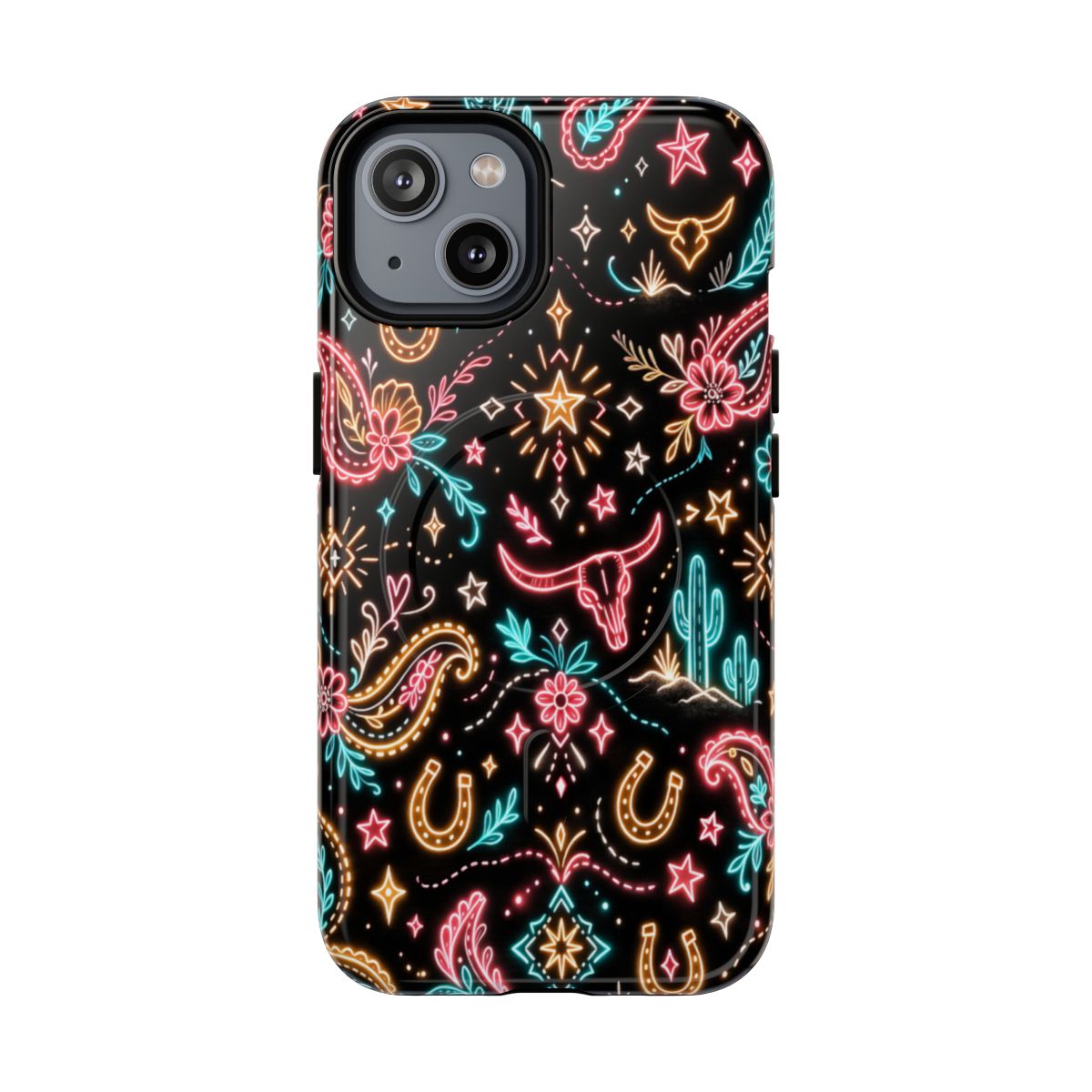 Neon Cowgirl Magnetic Case