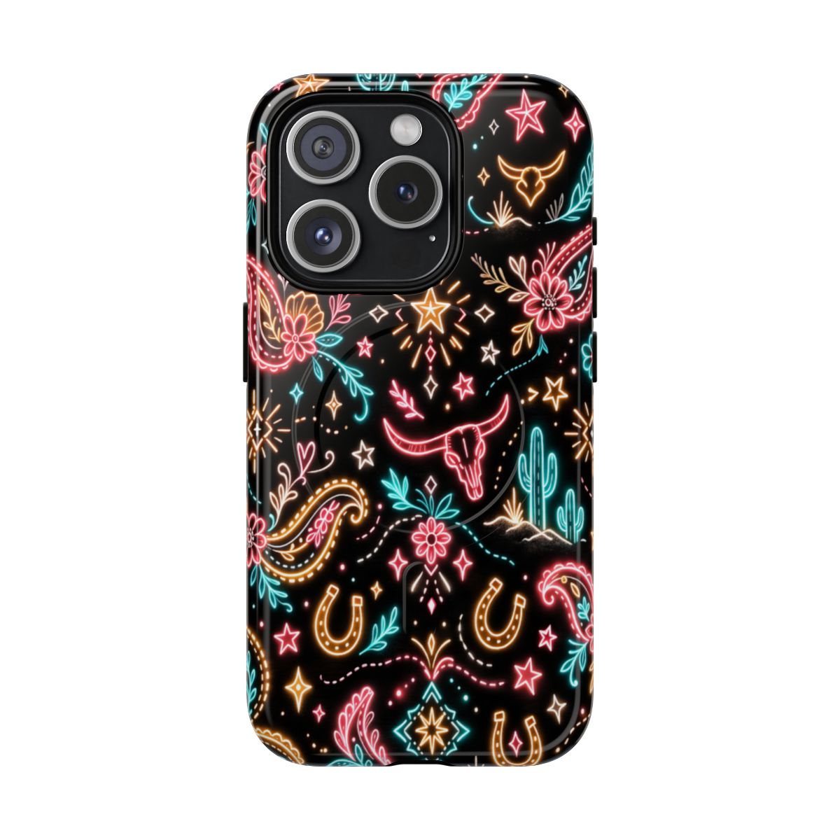 Neon Cowgirl Magnetic Case