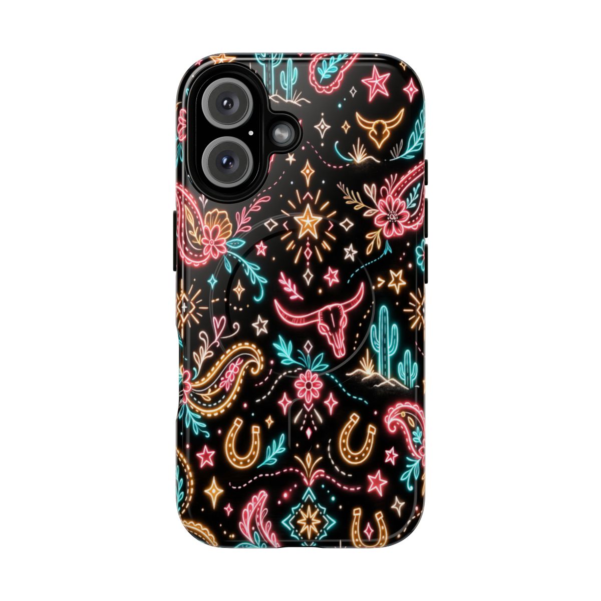 Neon Cowgirl Magnetic Case