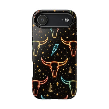 Neon Longhorns Magnetic Case