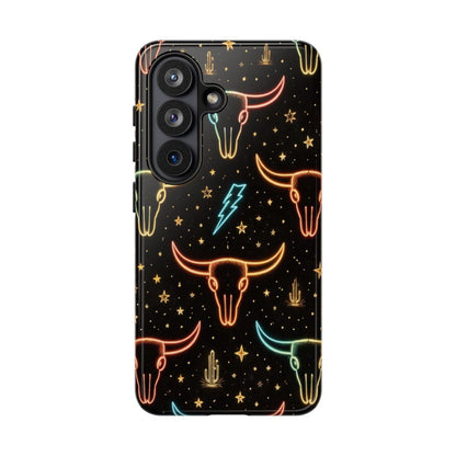 Neon Longhorns Tough Case