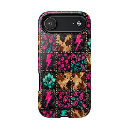 Neon Patchwork Magnetic Case