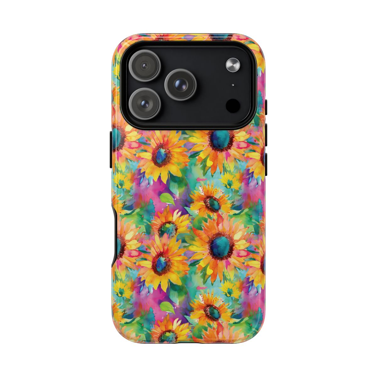 Neon Sunflowers Magnetic Case