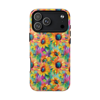 Neon Sunflowers Magnetic Case