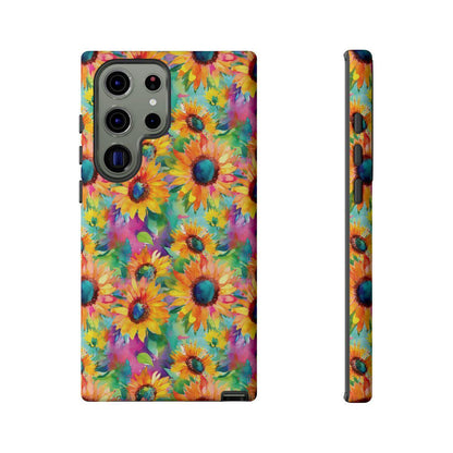Neon Sunflowers Tough Case