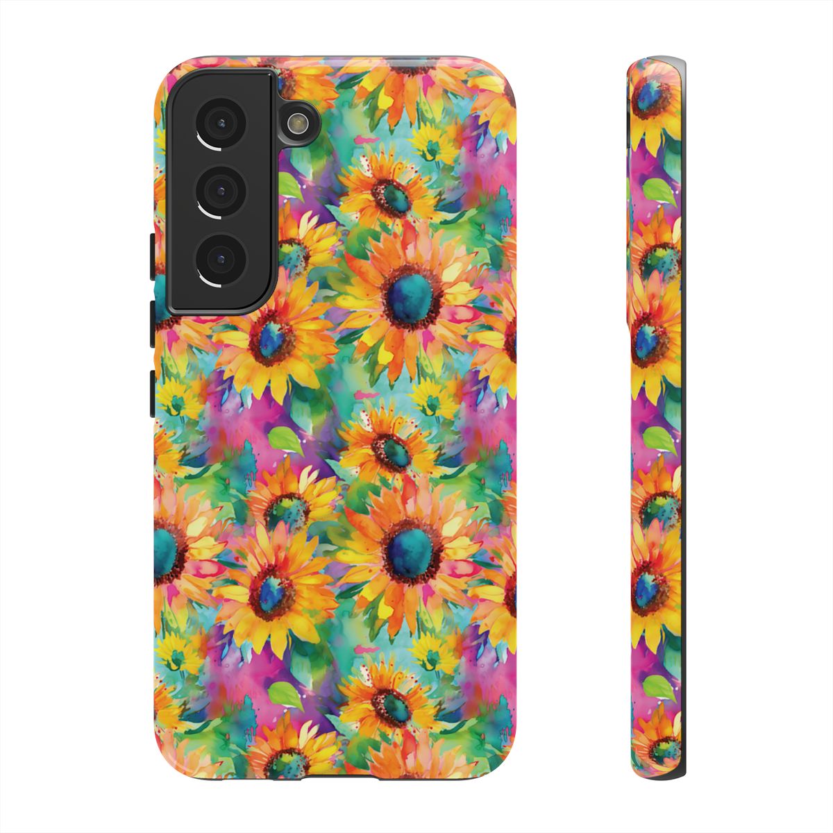 Neon Sunflowers Tough Case