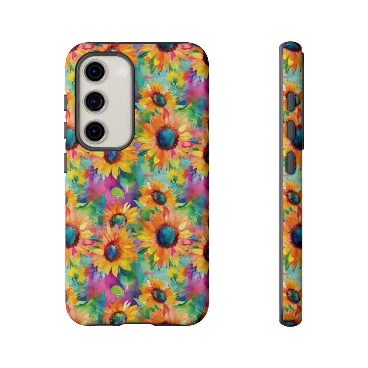 Neon Sunflowers Tough Case