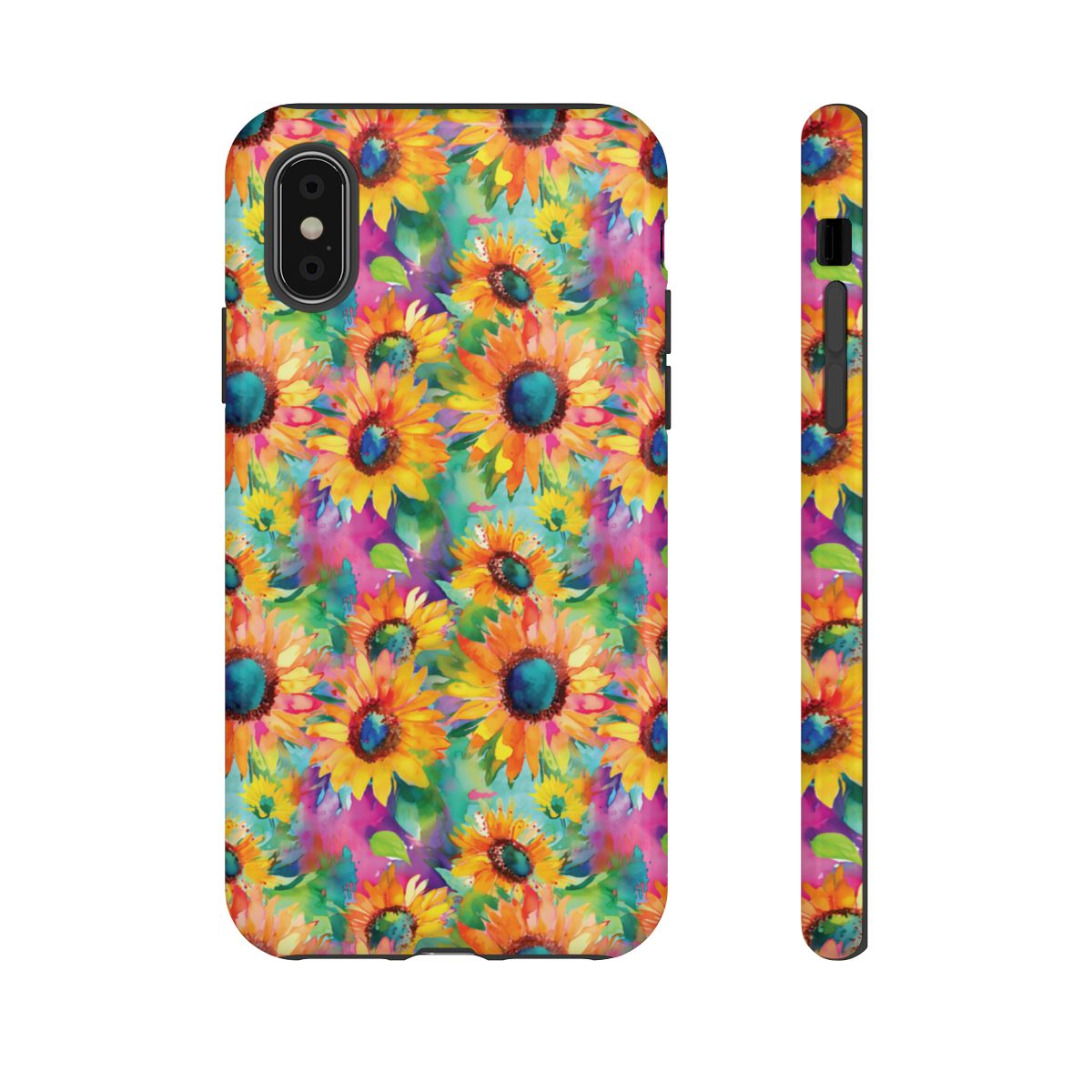 Neon Sunflowers Tough Case