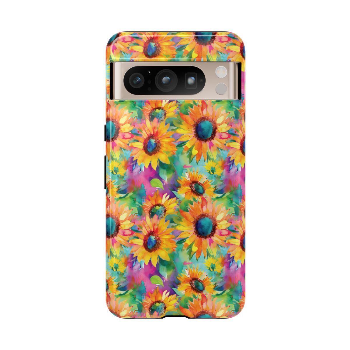 Neon Sunflowers Tough Case
