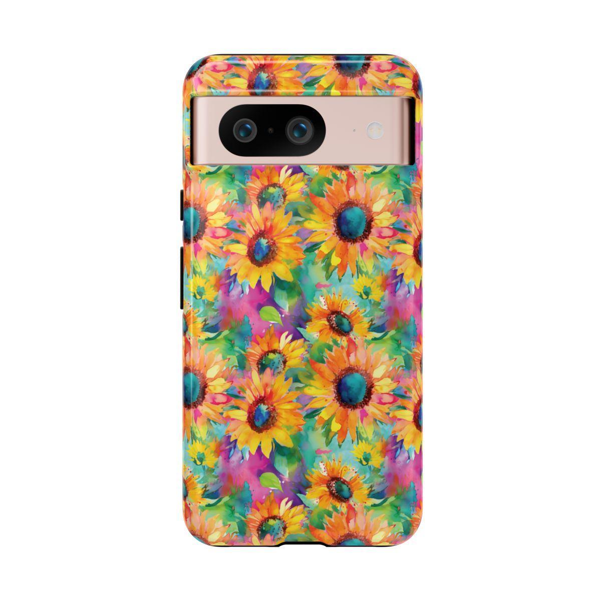 Neon Sunflowers Tough Case