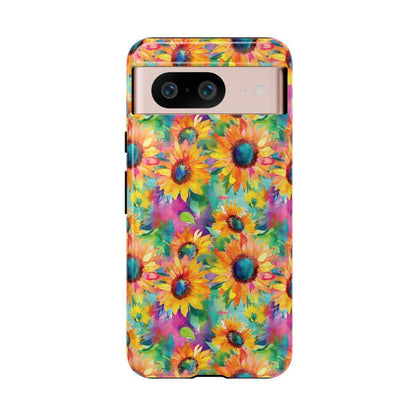 Neon Sunflowers Tough Case