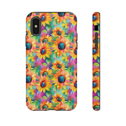 Neon Sunflowers Tough Case