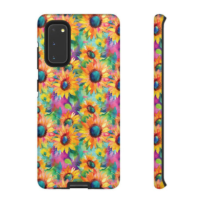 Neon Sunflowers Tough Case