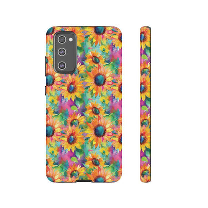 Neon Sunflowers Tough Case