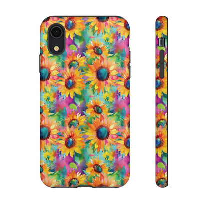 Neon Sunflowers Tough Case