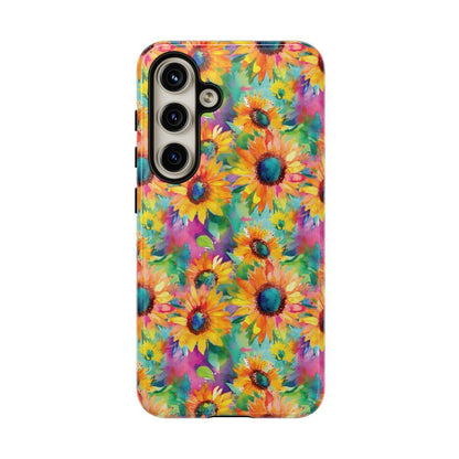 Neon Sunflowers Tough Case