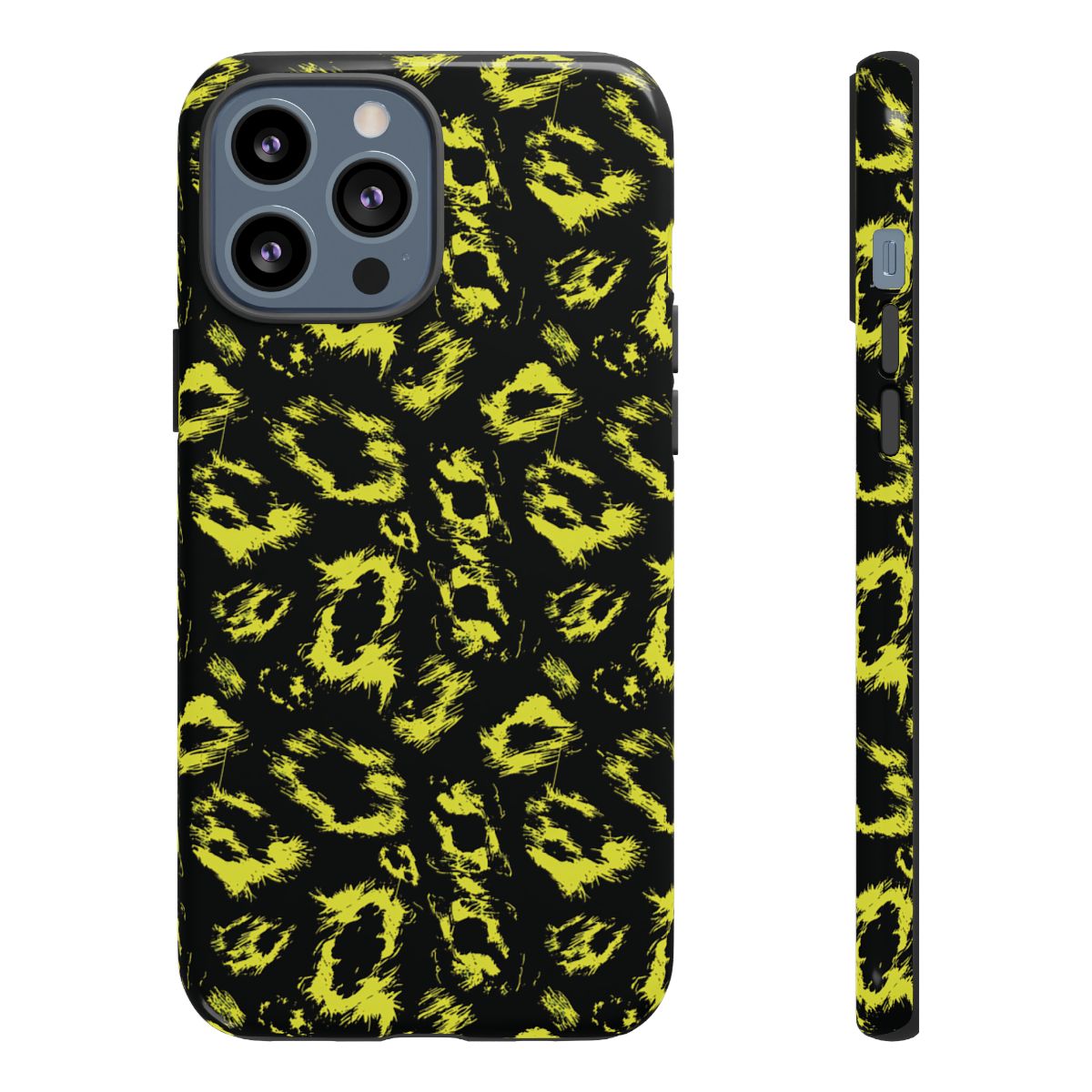 Neon Yellow Leopard Tough Case