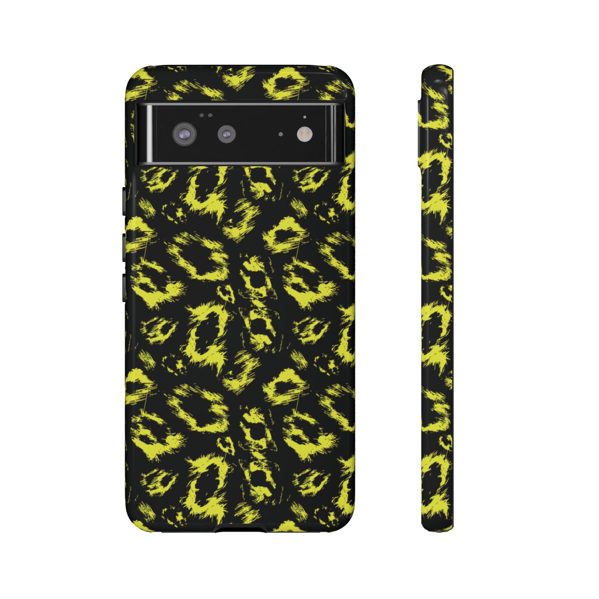Neon Yellow Leopard Tough Case