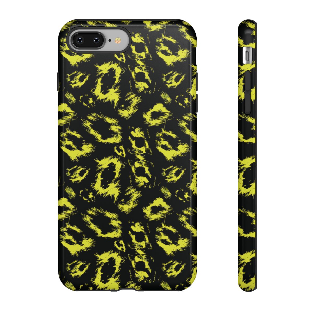 Neon Yellow Leopard Tough Case