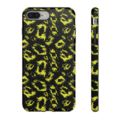 Neon Yellow Leopard Tough Case