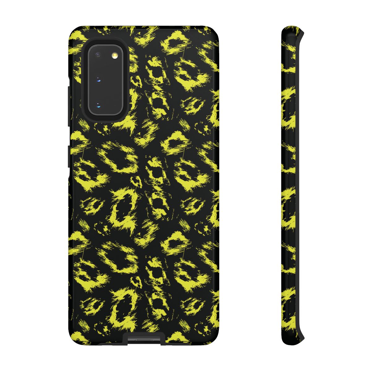 Neon Yellow Leopard Tough Case