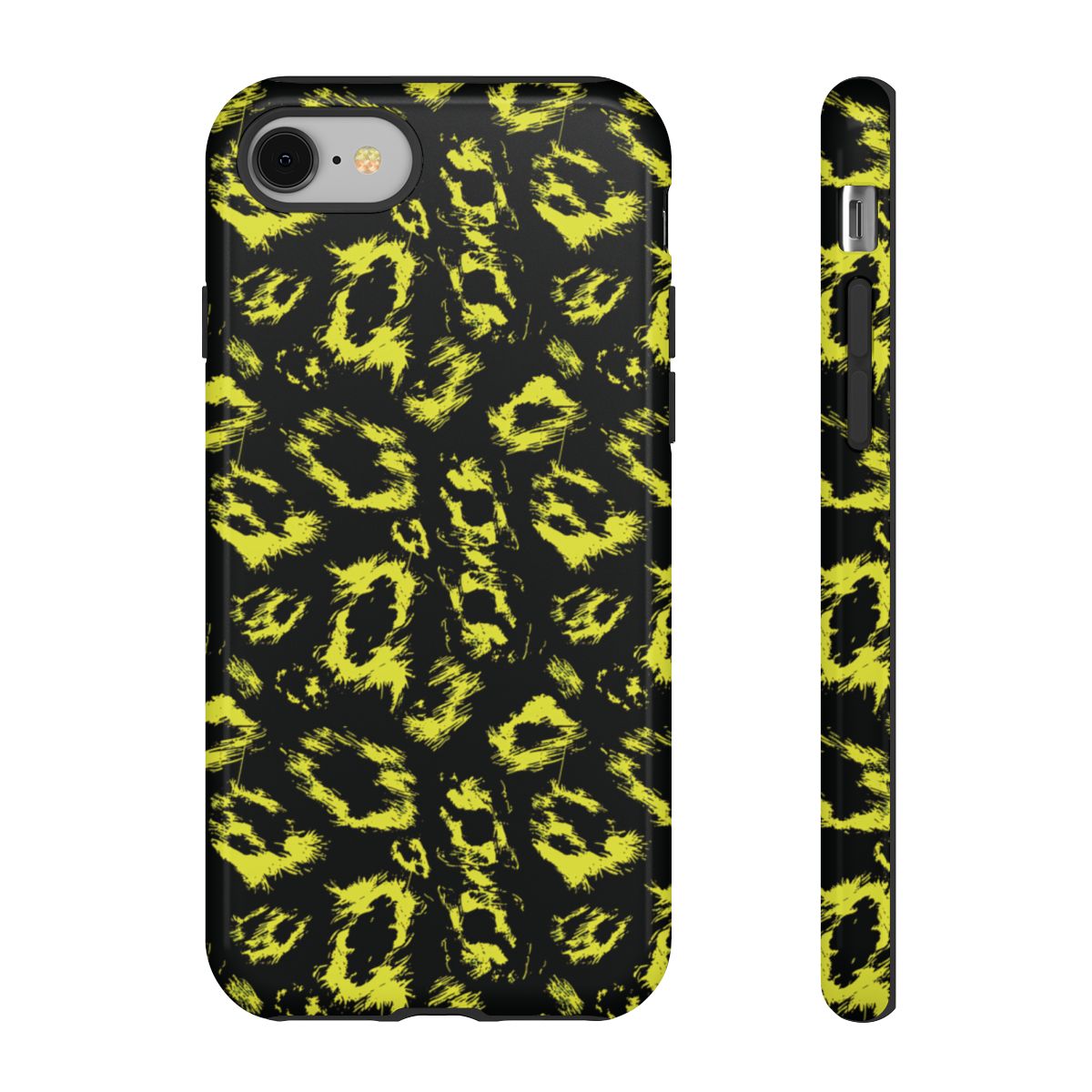 Neon Yellow Leopard Tough Case