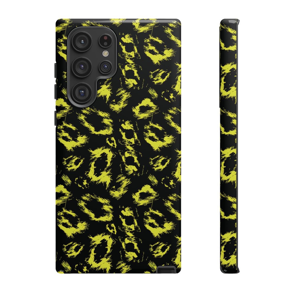 Neon Yellow Leopard Tough Case