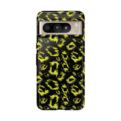 Neon Yellow Leopard Tough Case