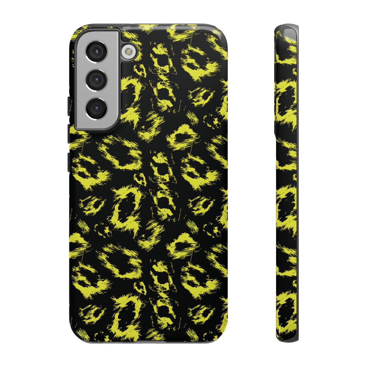 Neon Yellow Leopard Tough Case