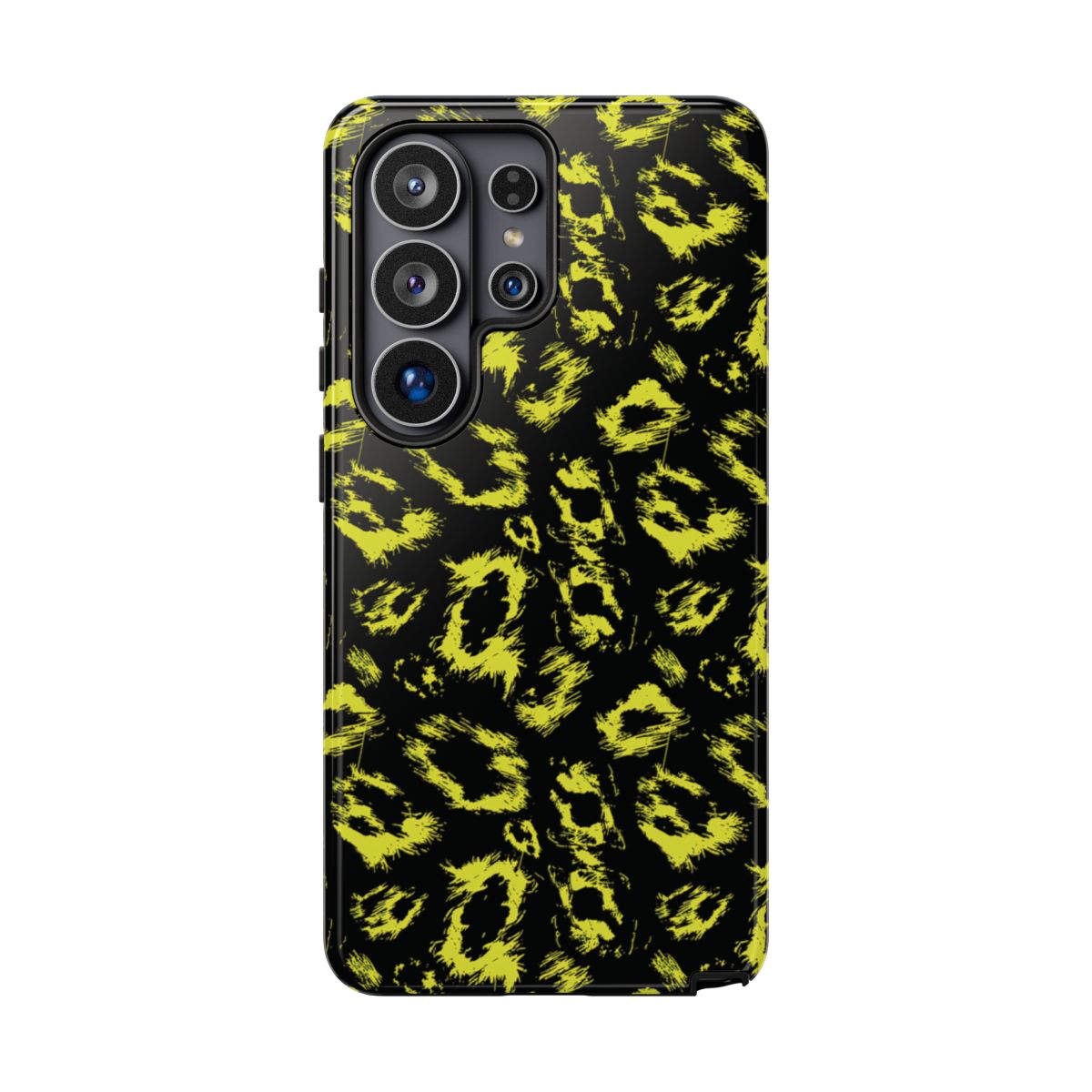 Neon Yellow Leopard Tough Case