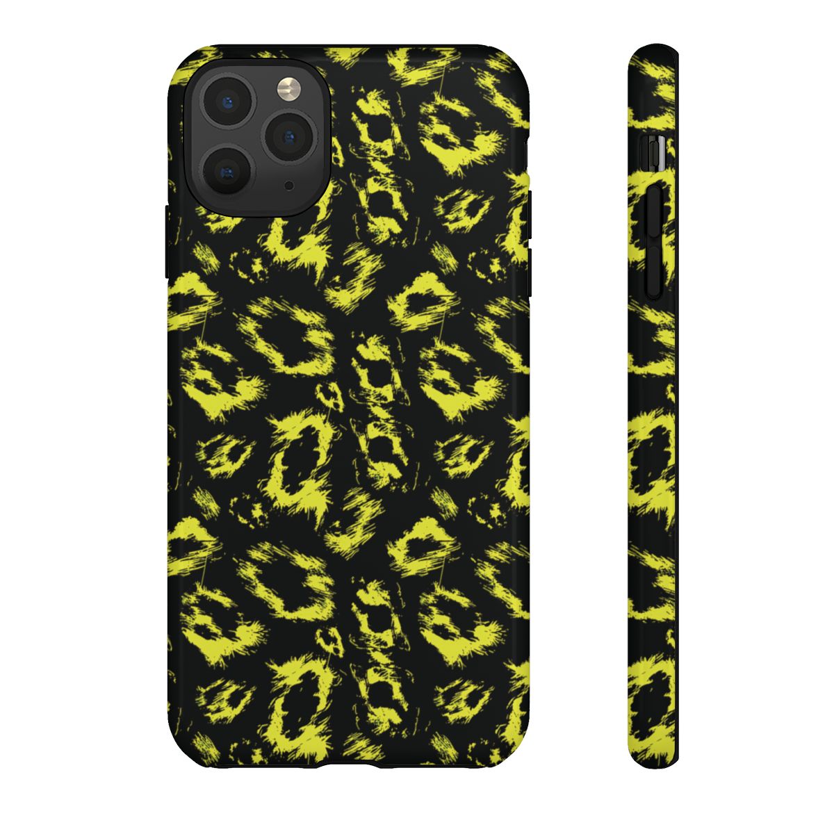 Neon Yellow Leopard Tough Case