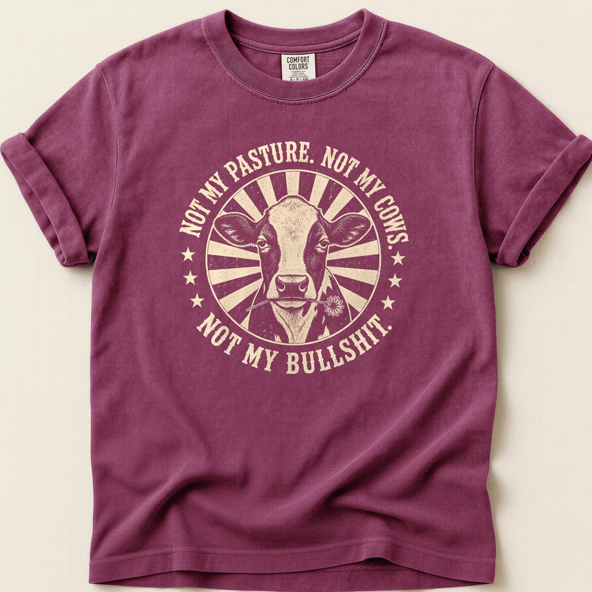 Not My Bullshit T-shirt on Berry