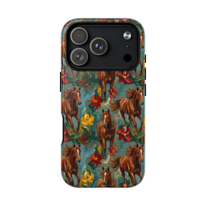 Oil Painted Horses Magnetic Case