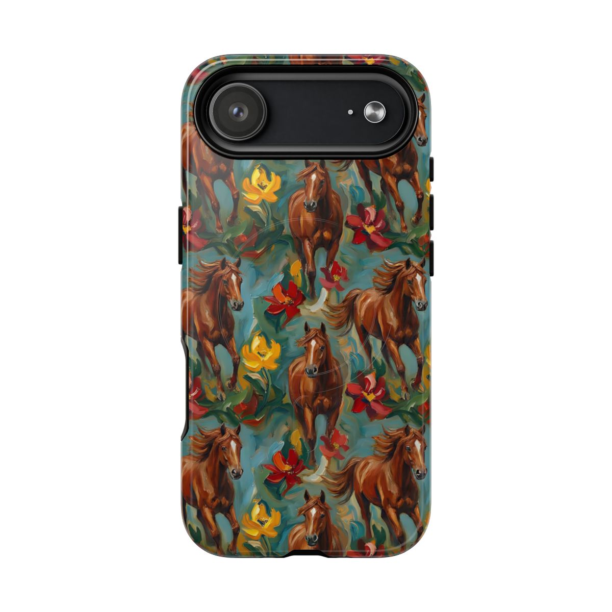 Oil Painted Horses Magnetic Case
