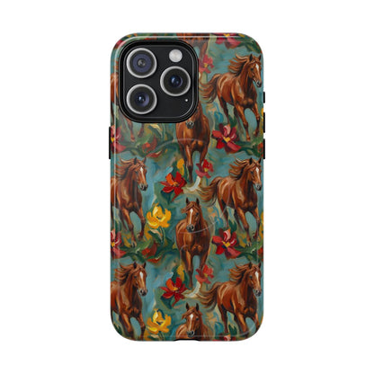 Oil Painted Horses Magnetic Case
