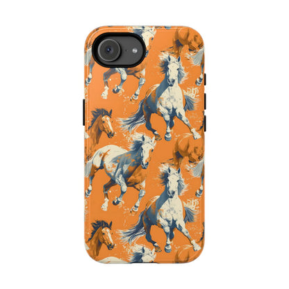 Orange Horses Tough Case - iPhone 16e