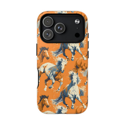 Orange Horses Magnetic Case