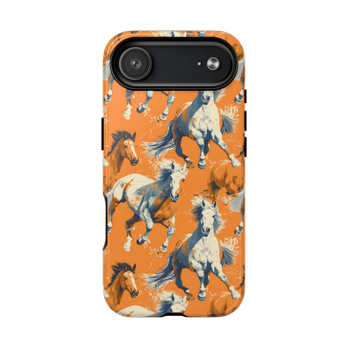 Orange Horses Magnetic Case