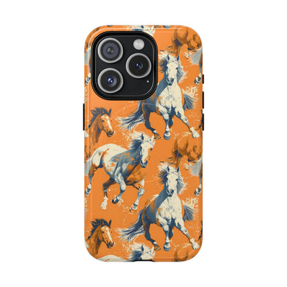 Orange Horses Magnetic Case