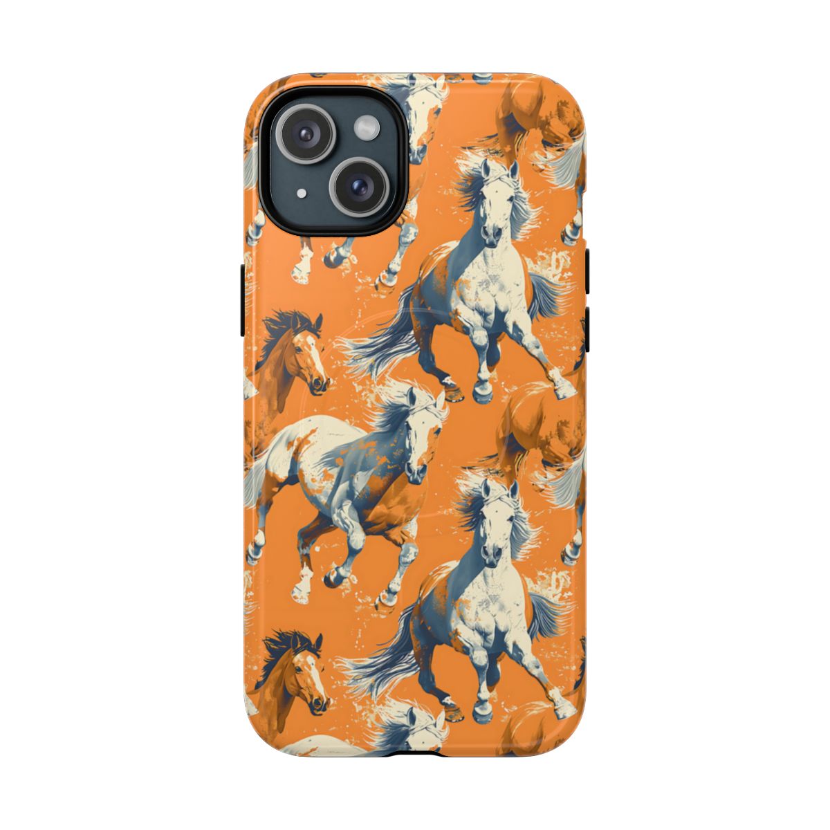 Orange Horses Magnetic Case
