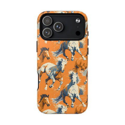 Orange Horses Magnetic Case