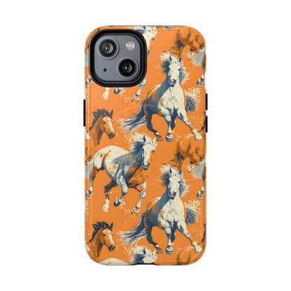 Orange Horses Magnetic Case