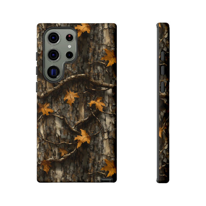 Orange Leaf Tree Camo Tough Case